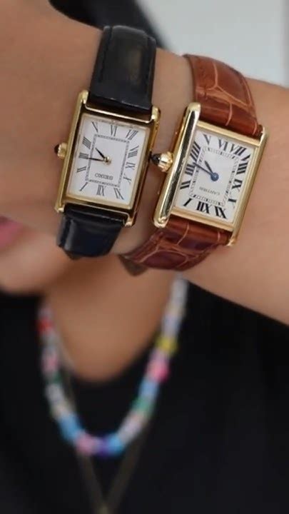 seiko cartier tank dupe